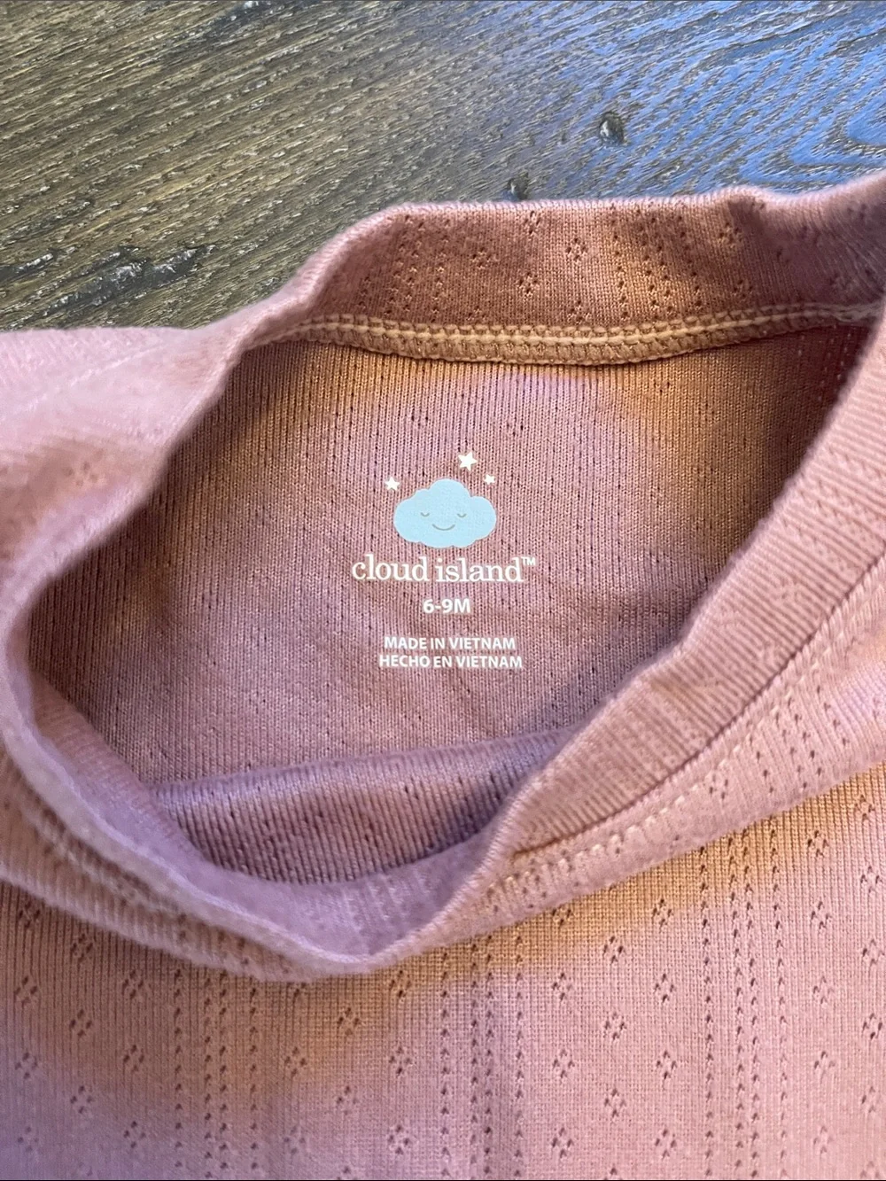 cloud island Pink Two-Piece Knit Top & Pants Set